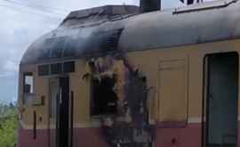 Trenul cu pasageri de pe ruta OcnițaBălți a luat foc din mers