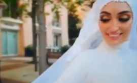 Взрыв в Бейруте испортил свадебную фотосессию молодоженов ВИДЕО
