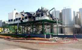 Incendiu puternic la o fabrică de sucuri din nordul țării 