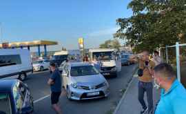 Cu ce sa încheiat protestul transportatorilor auto de la vama Leușeni