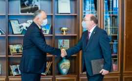 Dodon a avut o întrevedere cu ambasadorul Rusiei la Chișinău Oleg Vasnețov