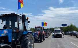 Фермеры из Каушан и ШтефанВодэ направились на тракторах в Кишинев