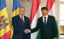 Dodon la felicitat pe președintele Ungariei
