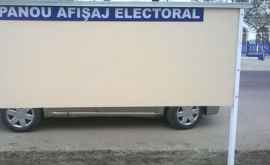 Unde se va permite afișajul electoral în Chișinău