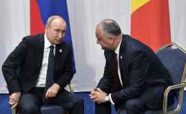 Peskov Putin nu intenționează să se întîlnească în viitorul apropiat cu Dodon