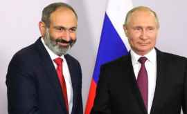 Premierul Armeniei a dezvăluit subiectele discuțiilor telefonice cu Putin