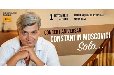 40 de ani pe scenă: Constantin Moscovici va susține un concert aniversar