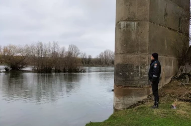 Отмечено снижение уровня воды в реке Днестр на участке Окница-Сорока