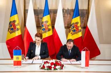 Ana Revenco și omologul său polonez au semnat un memorandum de colaborare