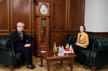 Майя Санду встретилась с премьер-министром Литвы Ингридой Шимоните