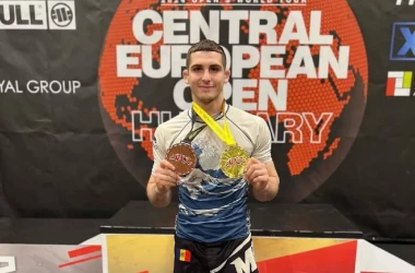 Fulger a reprezentat Moldova cu rezultate frumoase la Campionatul European la proba Grappling