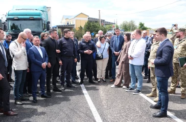 Un punct de trecere a frontierei moldo – ucrainene, inaugurat după reconstrucție