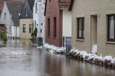 В Германии десятки людей остались без крыши над головой