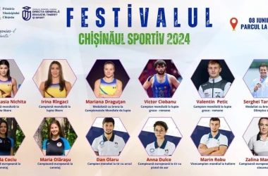 Festivalul „Chișinăul Sportiv 2024”. Sportivii care ne vor reprezenta la Jocurile Olimpice, prezenți