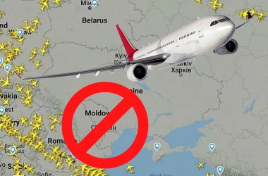 Utilizarea spațiului aerian al Republicii Moldova va fi restricționată