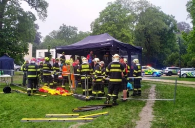 Mai multe persoane au fost rănite de fulger într-un parc din Cehia