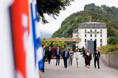 Maia Sandu a ajuns la summitul pentru pace din Elveția