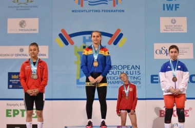 Halterofila Nicoleta Cojocaru a devenit pentru a doua oară consecutiv campioană europeană 