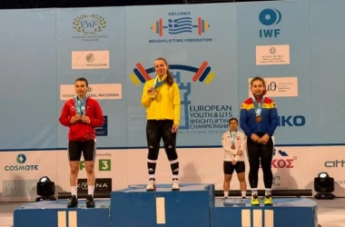 Lotul național de haltere a mai cucerit alte șase medalii la Campionatele Europene