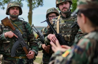 Armata Națională desfășoară un exercițiu cu rezerviștii Forțelor Armate