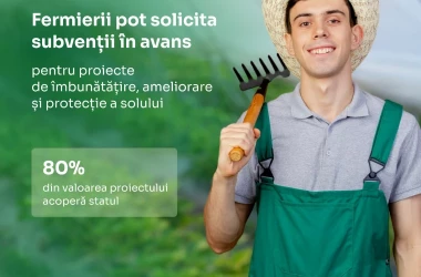 Lucrările de îmbunătățiri funciare, ameliorare și protecția solului sînt susținute prin subvenții