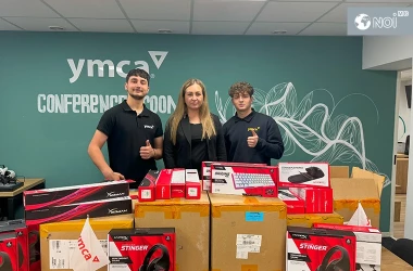 YMCA Moldova a distribuit o parte din lotul de echipamente HyperX pentru 10 școli din țară