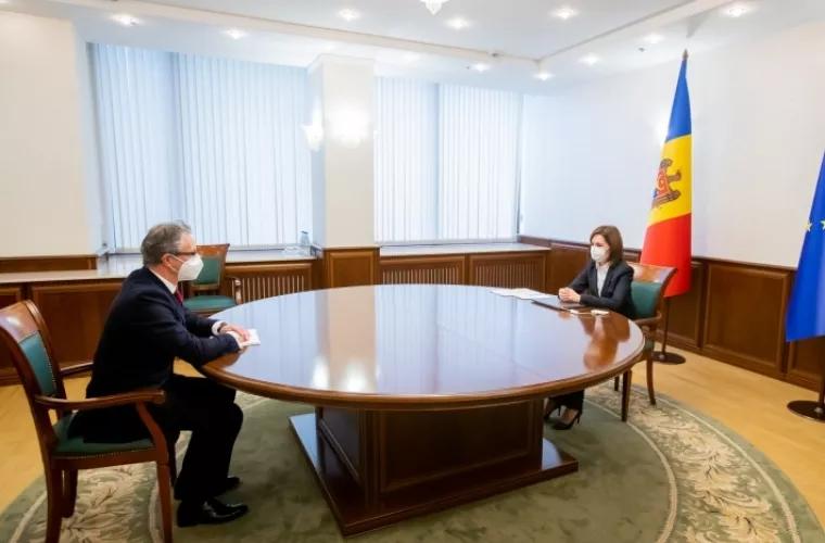 Maia Sandu s-a întîlnit cu șeful Misiunii OSCE