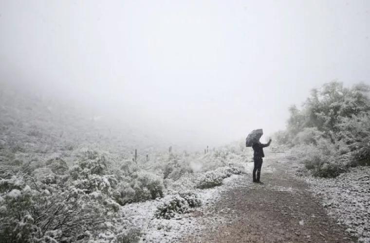 Temperaturi siberiene în nordul Greciei. Peste noapte s-a răcit cu 40 de grade