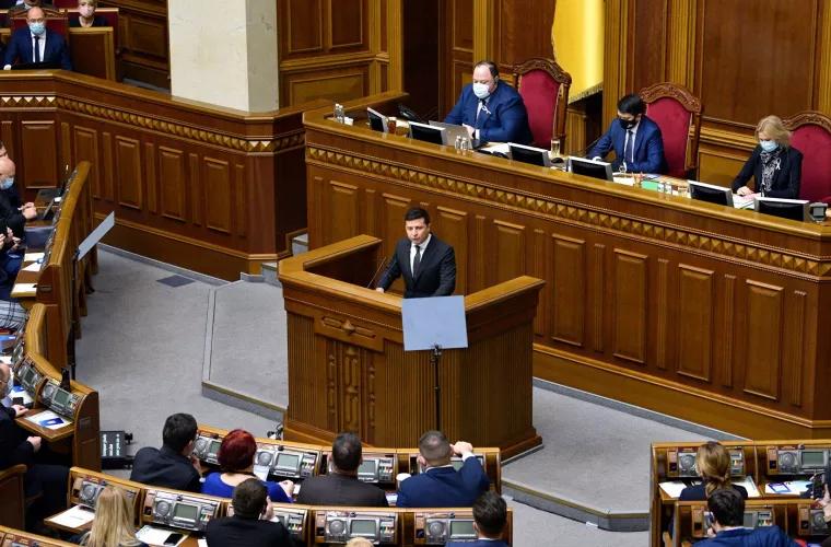 Opoziția ucraineană va începe procedura de punere sub acuzare a lui Zelensky