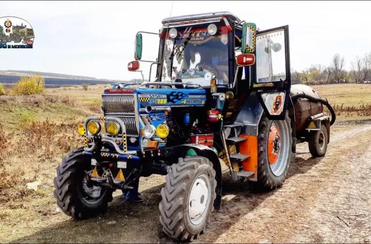 Tuning moldovenesc al unui tractor Belarus (VIDEO)