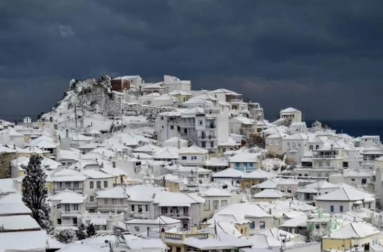 Grecia a fost lovită de ninsori puternice