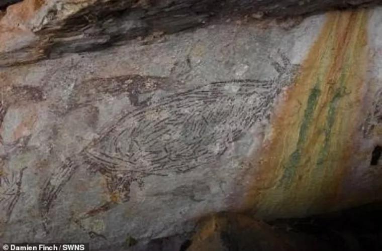 În Australia a fost descoperită o pictură rupestră cu o vechime de 17.300 de ani