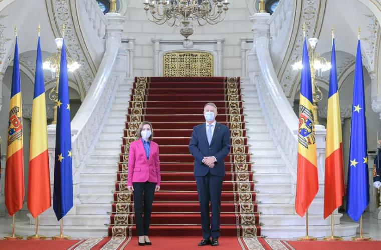 Maia Sandu s-a întîlnit astăzi cu președintele României, Klaus Iohannis