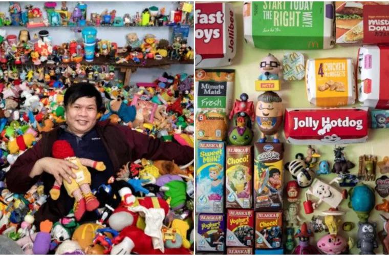 Un colecţionar din Filipine a strîns un număr impresionant de jucării din restaurante fast-food