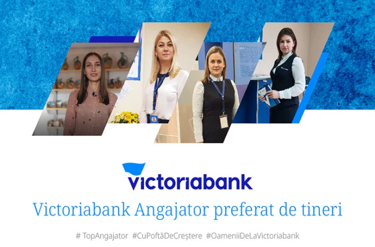 Victoriabank, în topul celor mai buni angajatori, consideră absolvenții din acest an