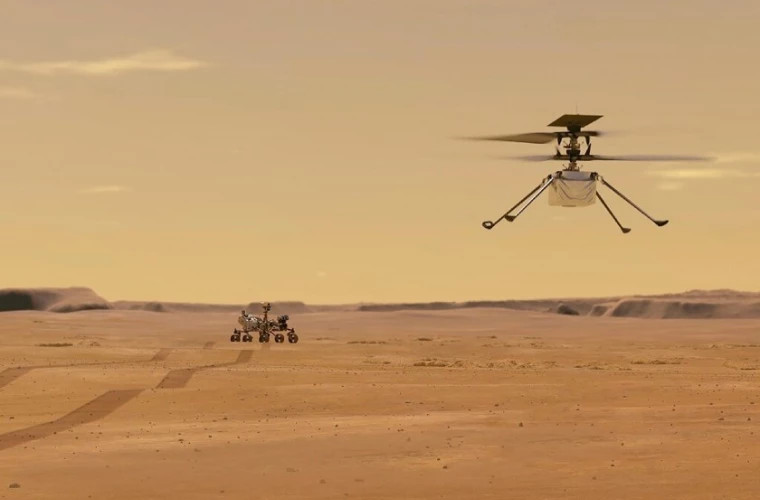 Elicopterul Ingenuity a efectuat un nou zbor pe planeta Marte