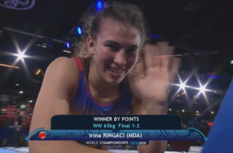 Victorie pentru Moldova: Luptătoarea Irina Rîngaci a devenit campioană mondială