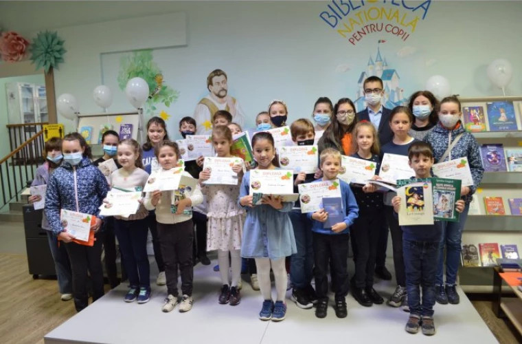 Biblioteca Națională pentru Copii „Ion Creangă” a premiat finaliștii Maratonului de lectură