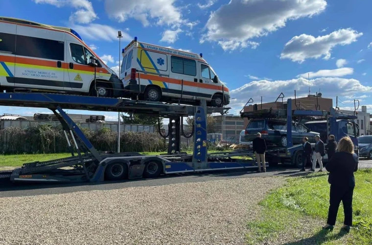 Asociațiile de caritate din Italia au donat Chișinăului ambulanțe