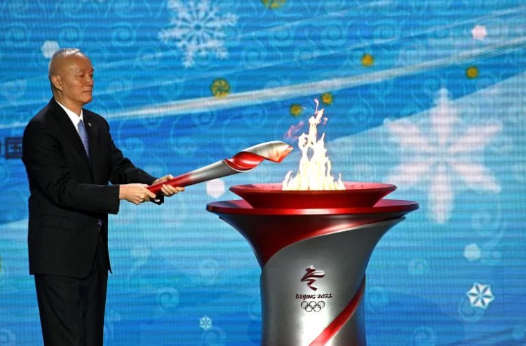 Flacăra olimpică pentru Jocurile de Iarnă a ajuns la Beijing