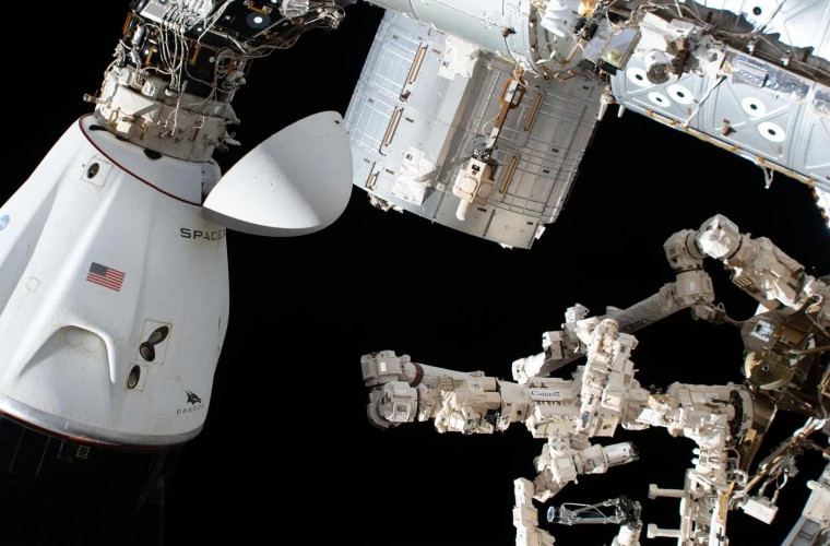 Revenirea pe Terra a celui de-al doilea echipaj trimis de SpaceX la bordul ISS, amînată pentru marţi