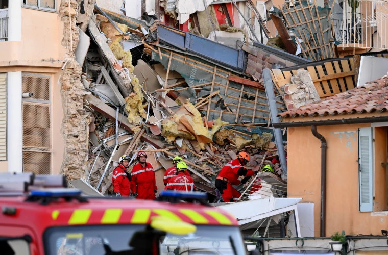 O clădire cu trei etaje s-a prăbușit în Franța, după o explozie