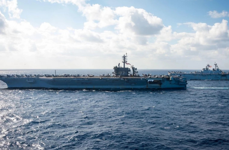 Statele Unite au trimis două portavioane în Marea Chinei de Sud pentru a „contracara influențele maligne” din regiune 
