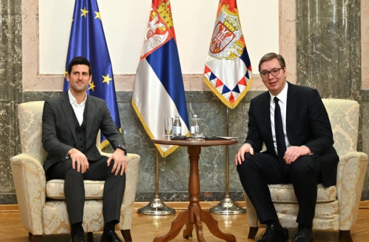 Djokovici s-a întîlnit cu președintele Serbiei. Ce au discutat