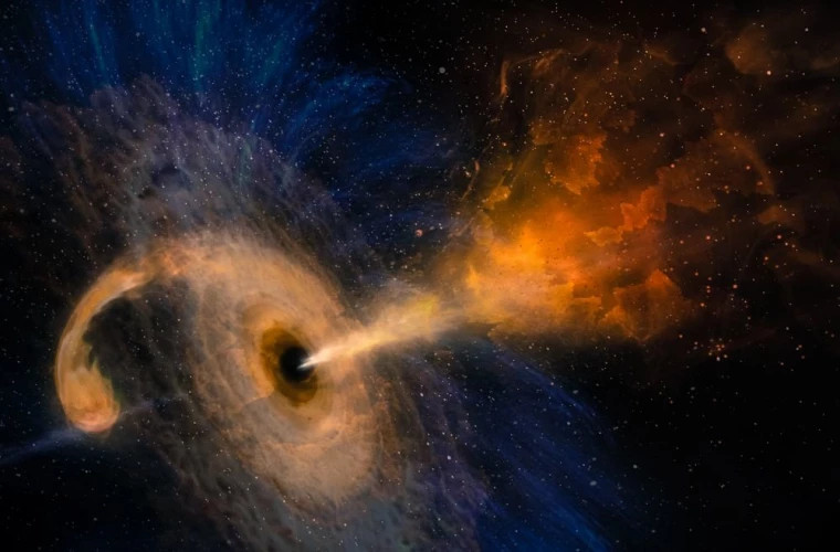 Un precursor al găurilor negre, observat în premieră în zorii Universului