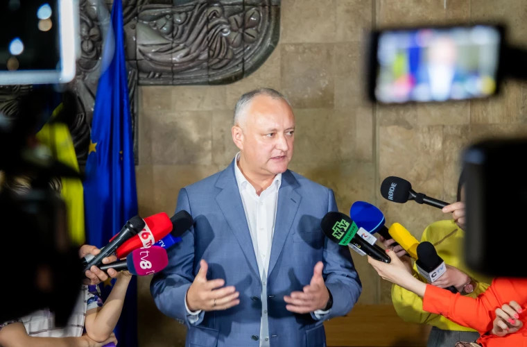 Dodon, despre statutul de țară candidat pentru Moldova: E o acțiune de PR