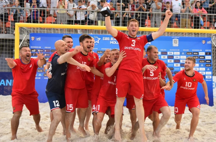 Триумф сборной Молдовы на чемпионате Европы по пляжному футболу