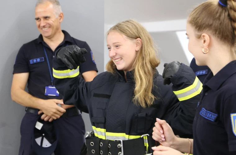 Salvatorii și pompierii au desfășurat activități de orientare profesională a tinerilor