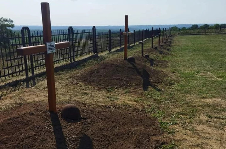 Поисковики Молдовы благоустроили воинское кладбище на Шерпенском плацдарме
