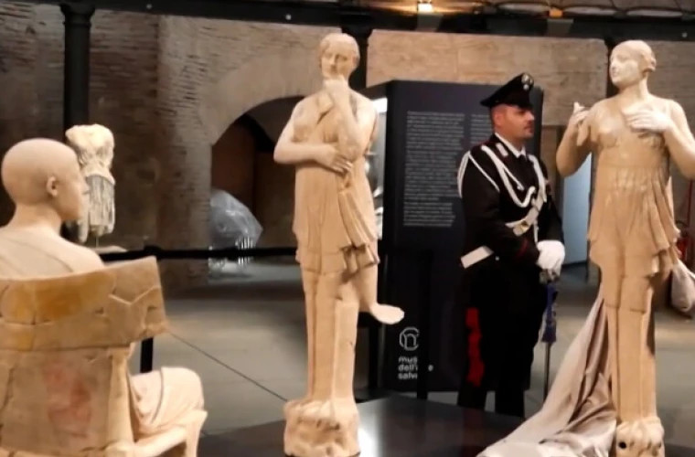 După o jumătate de secol, sculpturile antice s-au întors în Italia